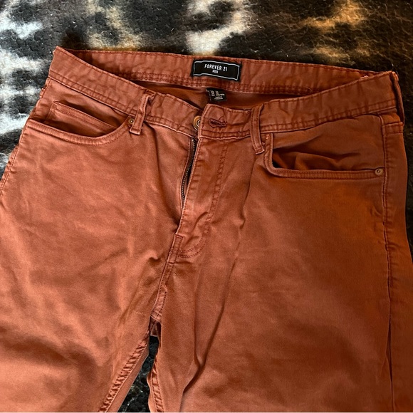 Forever21 Jeans rust terracota Size 32 Men - Picture 6 of 9